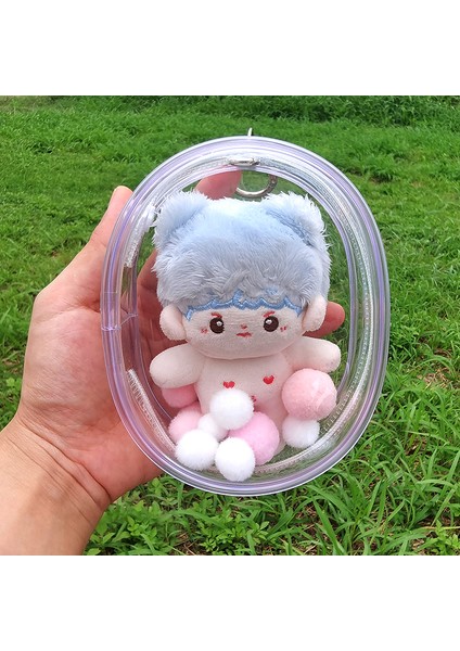 Beyaz Boru Temizle Açık Çanta Yeni Stil Mini Kawaii Peluş Bebek Çanta 10 Cm-12 cm Peluş Bebek Pop Mart Anime Karikatür Nendroid Oyuncak (Yurt Dışından) indirimleri