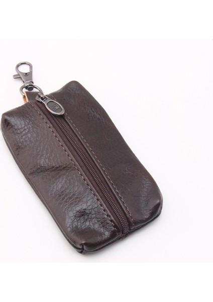 Kumral Artı Boyutu 100% Inek Hakiki Deri El Yapımı Vintage Anahtar Cüzdan Unisex Anahtar Kutu Yüksek Kaliteli Erkek Anahtar Çantası Kahya Kadın (Yurt Dışından)