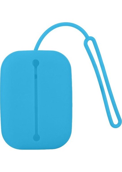 Gök Mavisi Yaratıcı Düz Renk Silikon Anahtar Kutu Mini Kart Çantası Anahtar Çanta Çok Fonksiyonlu Ipli Anahtarlık Anahtar Organizatör Kılıfı Anahtar Cüzdan (Yurt Dışından)
