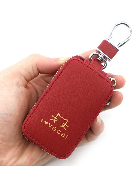 Y7302BLACK Pu Deri Sevimli Kedi Kadın Araba Anahtarlık Ev Çanta Anahtarlığı Organizatör Araba Anahtarı Kılıfı Çok Fonksiyonlu Küçük Cüzdan Mini Çanta (Yurt Dışından) fırsatları