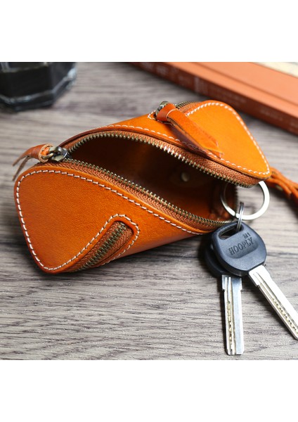 Kahve Joyır Erkekler Hakiki Inek Deri Çanta Araba Anahtarı Cüzdan Moda Kadın Kahya Sahipleri Anahtarlık Anahtar Kutu Tuşları Kılıfı Unisex 2021 (Yurt Dışından)