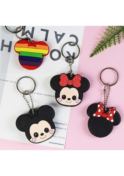 Stil 4 Disney Sevimli Mickey Mouse Anahtarlık Silika Jel Anahtar Kılıfı Ince Kahya Anahtar Erişim Giriş Koruma Kartı Koruyucu Tutucu (Yurt Dışından)