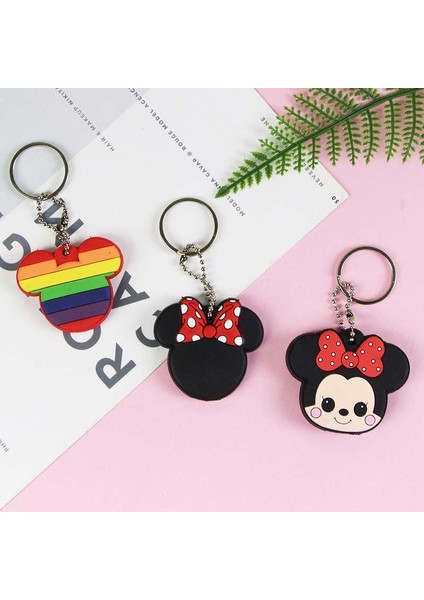 Stil 4 Disney Sevimli Mickey Mouse Anahtarlık Silika Jel Anahtar Kılıfı Ince Kahya Anahtar Erişim Giriş Koruma Kartı Koruyucu Tutucu (Yurt Dışından)