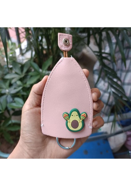 Stil 5 Sevimli Avokado Unisex Çekme Tipi Anahtar Çantası Pu Deri Anahtar Cüzdan Temizlikçiler Araba Anahtarlık Kılıfı Yeni Deri Anahtarlık Kılıfı (Yurt Dışından)
