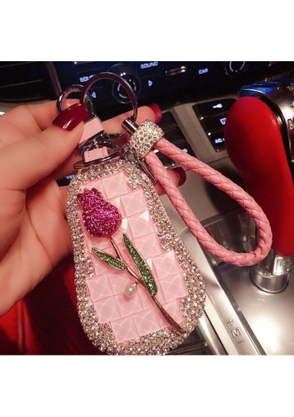 05 Cartera Para Llaves Gm Anahtar Kutu Karikatür Araba Anahtarı Koruyucu Kılıf Çift Elmas Anahtar Kabuk Toka Peluş Top Monedero Para Oto (Yurt Dışından) modelleri
