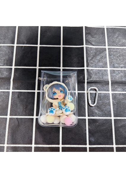 60X90X4.5MM Style1 Temizle Açık Çanta Karikatür Bebekler Için Şeffaf Mini Kawaii Koruyucu Ac Oyuncaklar Için Japon Anime Şekil Garaj Kiti Gk (Yurt Dışından)