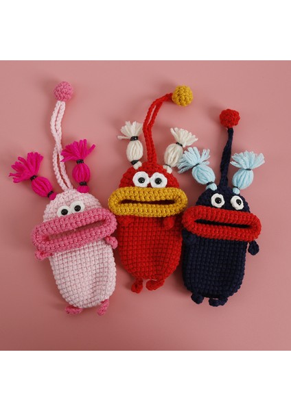 Stil 4 Yeni Tasarım Yaratıcı Kalın Dudaklar Unisex Çekme Tipi Anahtar Çantası El Örgü Anahtar Cüzdan Temizlikçiler Araba Anahtarlık Yeni Anahtarlık Kılıfı (Yurt Dışından) modelleri