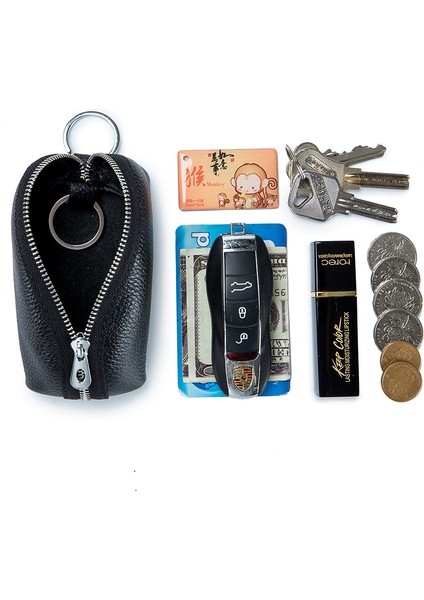 Açık Yeşil Kadın Cüzdan Hakiki Deri Mini Para Çantası Lüks Tasarım Kart Tutucu Zip Küçük Bozuk Para Cüzdanı Yumuşak Dana Anahtarlıklı Anahtar Kutusu (Yurt Dışından)