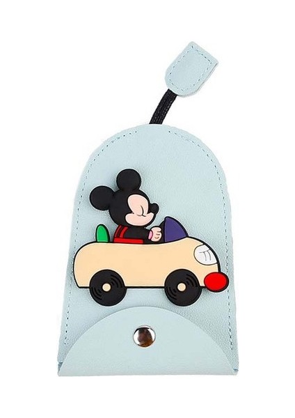 15 Karikatür Mickey Minnie Mouse Çekme Tipi Anahtar Çantası Pu Deri Anahtar Cüzdan Temizlikçi Araba Anahtarlık Durumda Disney Sevimli Anahtarlık Kılıfı (Yurt Dışından)