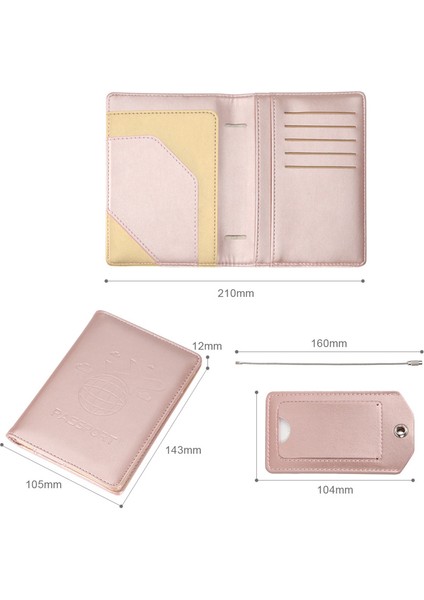 NAME-NQ104-RED Bycobecy Özel Gravür Deri Pasaportlar Rfıd Engelleme Iş Pasaport Kapağı Kımlık Banka Kartı Tutucu Cüzdan Seyahat Aksesuarları (Yurt Dışından) fırsatları