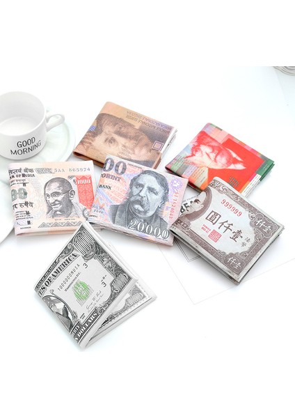 Stil 8 Yaratıcılık Erkekler Kadınlar Gerçekçi Baskı Deri Cüzdan Kımlık Kredi Kartı Depolama Tutucu Çantalar Moda Para Klipleri Dolar Carteras (Yurt Dışından)