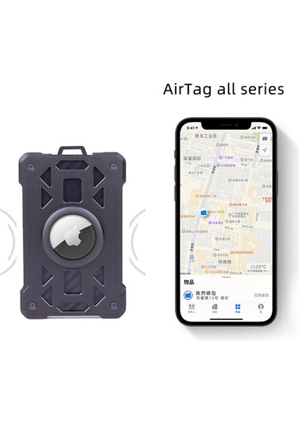 Isim-Ak-4-B Mavi Özelleştirilmiş Isim Rfid Alüminyum Hava Etiketi Kartlıklı Cüzdan Para Çantası Erkek Kadın Cüzdan Çanta Apple Airtags Tracker Kımlık Kartı Kılıfı (Yurt Dışından)