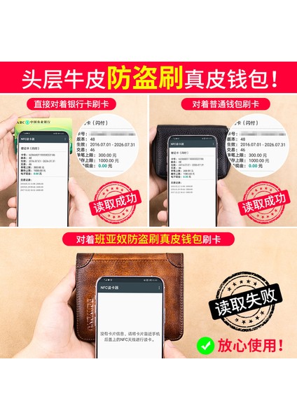 Siyah Tam Inek Derisi Yeni Hakiki Deri Rfid Cüzdan Erkekler Için Vintage Ince Kısa Çok Fonksiyonlu Kımlık Kredi Kartı Tutucu Para Çantası (Yurt Dışından)