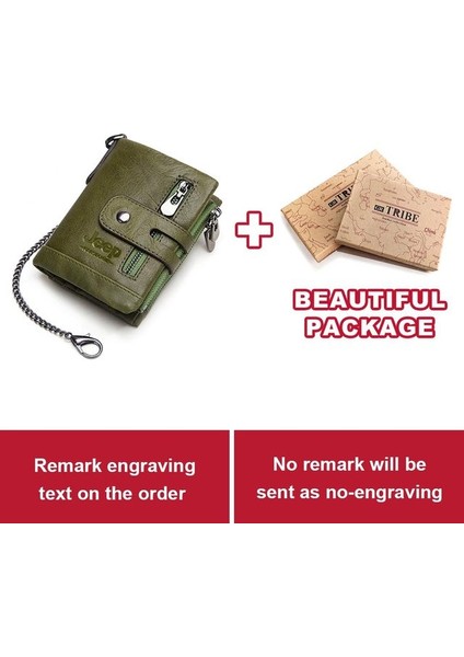 Yeşil M Bc Yenı Marka Hakiki Inek Derisi Deri Erkek Cüzdan Küçük Mini Kart Tutucu Vintage Portfolyo Portomonee Çile Erkek Pockect Çanta Moda (Yurt Dışından)