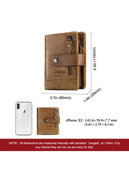 Kahverengi M Kutusu Rfid Hakiki Deri Katı Erkek Cüzdan Seyahat Rfıd Engelleme Cradit Kart Sahibinin Para Cebi ile Lüks Marka Iş Debriyaj Çanta (Yurt Dışından)
