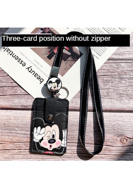 K-5 Kart Yuvaları Disney'in Yeni Mickey Kaptan Amerika Öğrenci Okul Kartı Paketi Karikatür Sevimli Asılabilir Boyun Kordonu Çok Fonksiyonlu Kart Paketi (Yurt Dışından) fırsatları