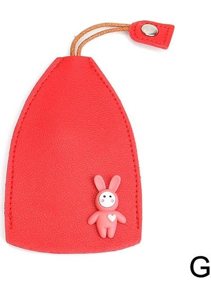 G Sevimli Meyveler Unisex Çekme Tipi Anahtar Çantası Temizlikçi Araba Anahtarlık Kılıfı Yeni Deri Anahtarlık Kılıfı Pu Deri Anahtar Cüzdan (Yurt Dışından)