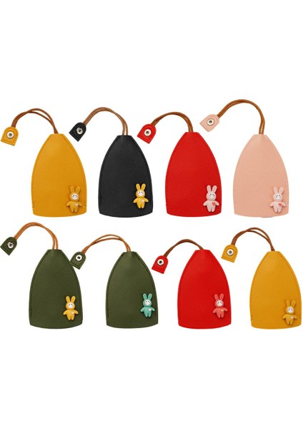 G Sevimli Meyveler Unisex Çekme Tipi Anahtar Çantası Temizlikçi Araba Anahtarlık Kılıfı Yeni Deri Anahtarlık Kılıfı Pu Deri Anahtar Cüzdan (Yurt Dışından)