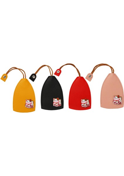 G Sevimli Meyveler Unisex Çekme Tipi Anahtar Çantası Temizlikçi Araba Anahtarlık Kılıfı Yeni Deri Anahtarlık Kılıfı Pu Deri Anahtar Cüzdan (Yurt Dışından)
