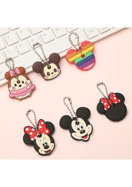 Stil 2 Disney Mickey Minnie Ilmek Anahtarlık Silika Jel Anahtar Kılıfı Ince Kahya Anahtar Erişim Giriş Koruma Kartı Koruyucu Tutucu (Yurt Dışından)