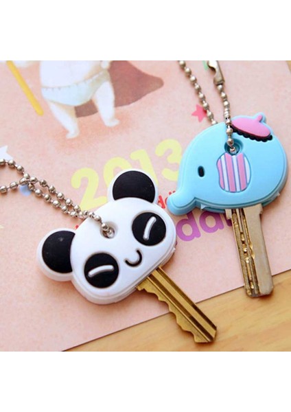 Stil 10 Disney Mickey Minnie Ilmek Anahtarlık Silika Jel Anahtar Kılıfı Ince Kahya Anahtar Erişim Giriş Koruma Kartı Koruyucu Tutucu (Yurt Dışından)