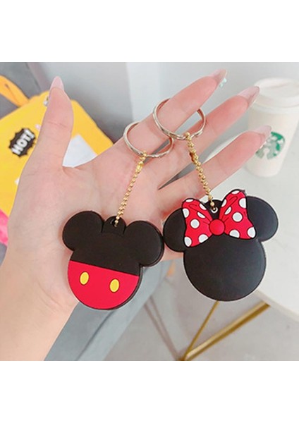 Stil 6 Disney Karikatür Minnie Ilmek Anahtarlık Silika Jel Anahtar Kılıfı Ince Kahya Anahtar Erişim Giriş Koruma Kartı Koruyucu Tutucu (Yurt Dışından)