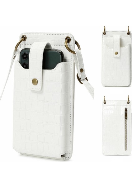 Cep Telefonu Kılıfı Cep Telefonu Çantası Kadın Messenger Trendi Yeni Mini Cep Telefonu Küçük Çanta Kart Tutucu (Yurt Dışından)