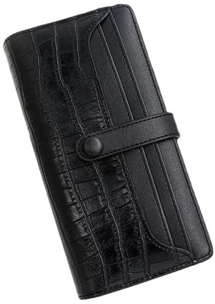 Rüzgar Yeni Taş Desen Moda Uzun Bayan Cüzdanı Çok Kartlı Alan Fermuarlı Büyük Kapasite (Yurt Dışından)