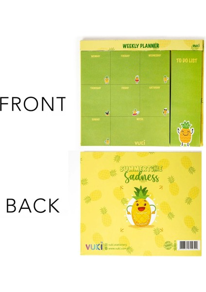 Masaüstü Haftalık Planlayıcı Defter Ananas