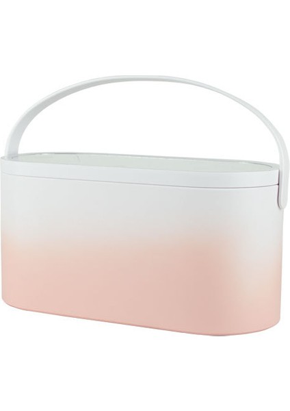 Ayna Taşınabilir El Makyaj Kutusu Ayna Led Işık Ücretsiz Rotasyon Güzellik Aynası (Yurt Dışından)