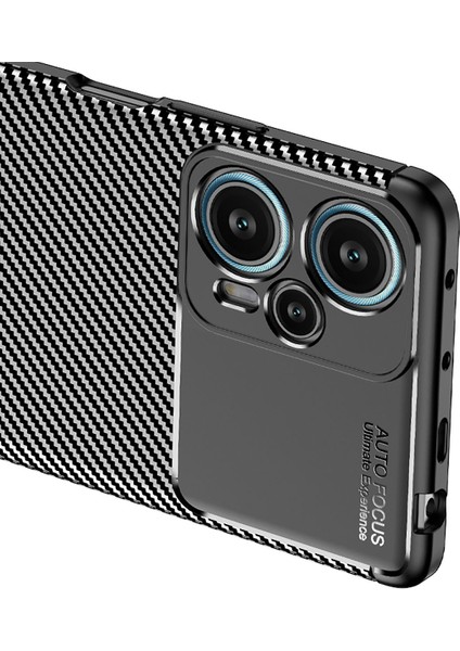 Xiaomi Poco F5 Kılıf Negro Karbon Desen Kamera Korumalı Silikon + Ekran Koruyucu fiyatları