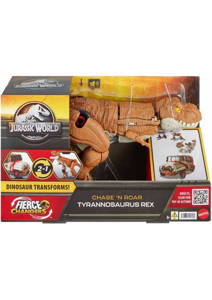 HPD38 Jurassic World Değişim Serisi - Dönüşebilen T-Rex Figürü