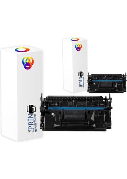 CRG-057H Canon I-Sensys LBP-223DW Muadil Toner, 10 Bin Baskı Chipsiz 2li Paket