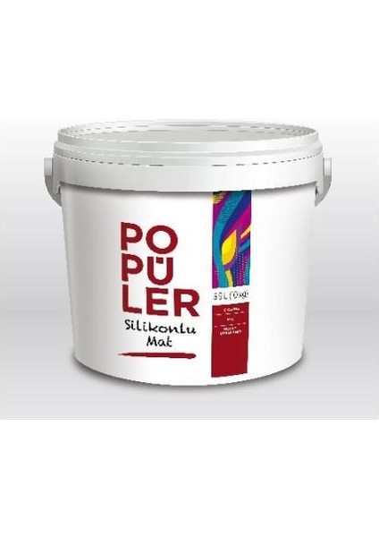 Popüler Silikonlu Mat Iç Cephe Boyası 20 kg