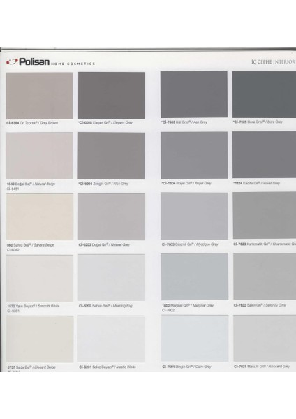 Popüler Silikonlu Mat Iç Cephe Boyası 20 kg indirimleri