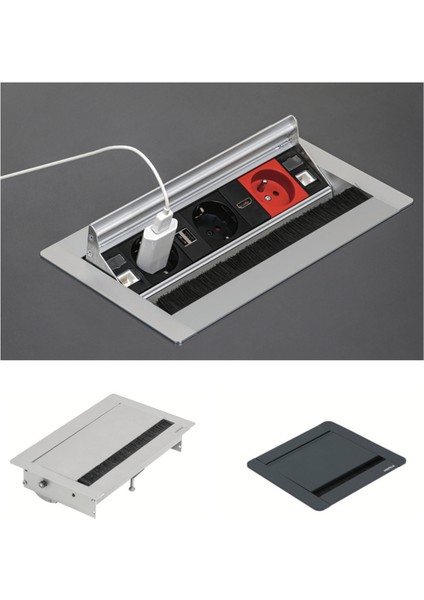 Goo Priz 2 Priz / Ups / Cat6 / Cat3 / Hdmı / Usb, Ant.