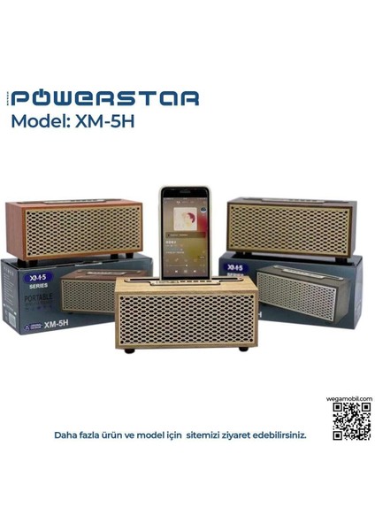 Radyo Nostaljik Xm-5h Bluetooth - USB - Hafıza Kartı - Radyo