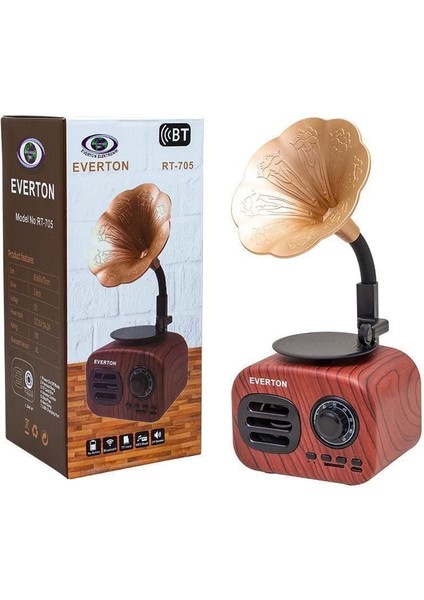 Radyo Nostaljik Everton RT-705BT Bluetooth USB