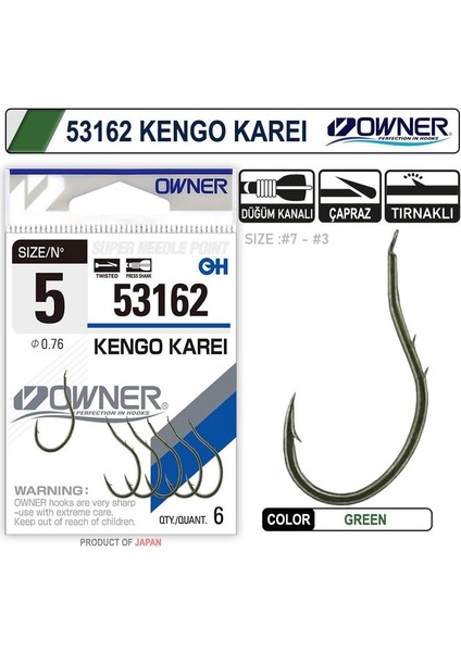 53162 Kengo Karei S. Green Japon Iğne Balıkmarketim