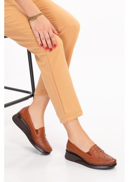 Kadın Taba Lazer Detay Comfort Ayakkabı fiyatları