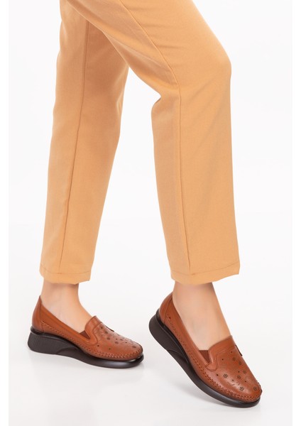 Kadın Taba Lazer Detay Comfort Ayakkabı fırsatları