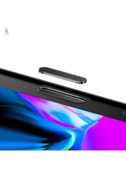 Apple iPhone 15 Pro ile Uyumlu Ekran Koruyucu Ahize Toz Önleyici Filtreli Kırılmaz Cam