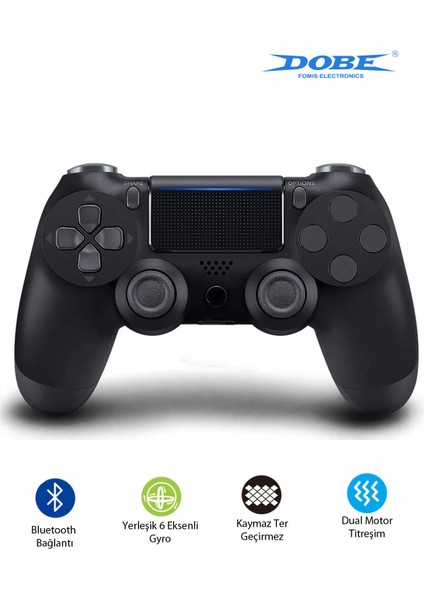 Ps4-Pc-Android Box-Android-Ios Telefon Tablet Uyumlu Titreşimli Bluetooth Oyun Kolu fiyatları