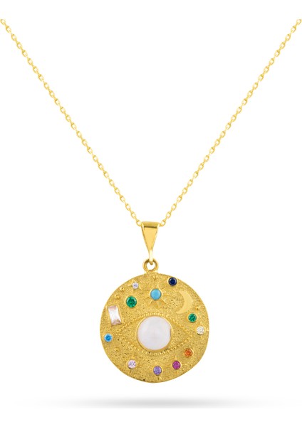 Çakranın 7 Rengi Gold Twinkle Exclusive Series Kolye