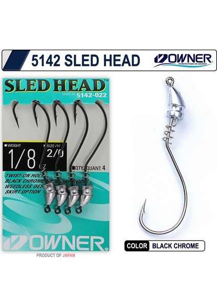 5142 Sled Head Japon Jighead Balıkmarketim