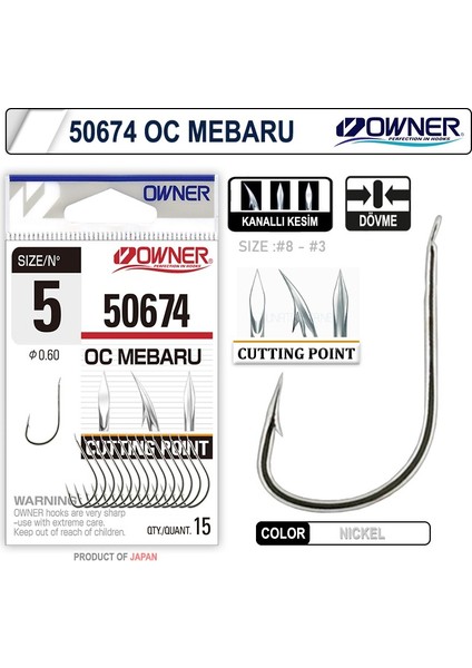 50674 Cut Mebaru White Japon Iğne Balıkmarketim