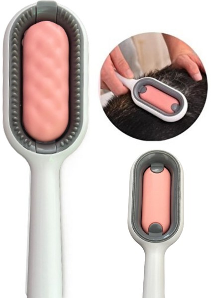3in1 Kedi Köpek Tarağı Tüy Toplayıcı Temizleyici ve Tiftik Fırçası Temizlik Mendili fırsatları