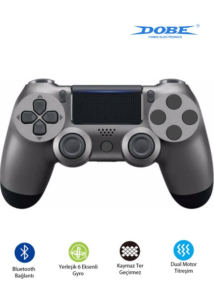 Ps4-Pc-Android Box-Android-Ios Telefon Tablet Uyumlu Titreşimli Bluetooth Oyun Kolu