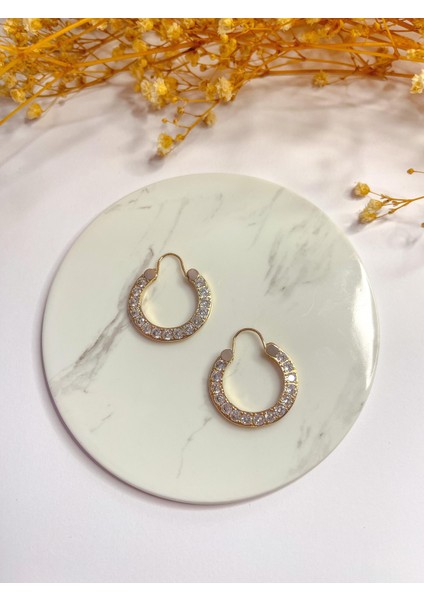 Özel Seri Vintage Küpe Rose Gold