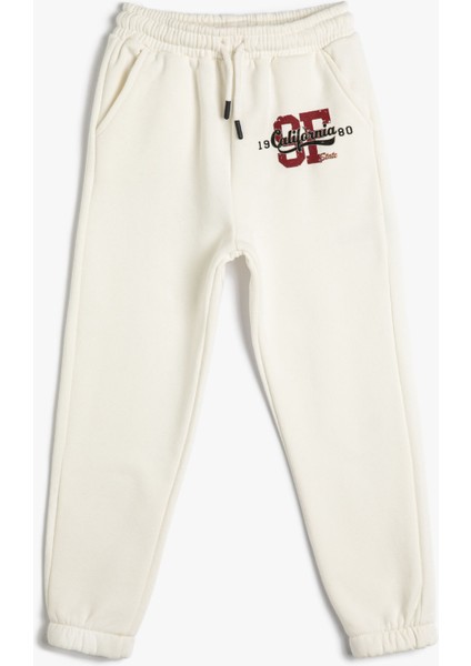 Basic Jogger Eşofman Altı Şardonlu Cepli Beli Bağlamalı